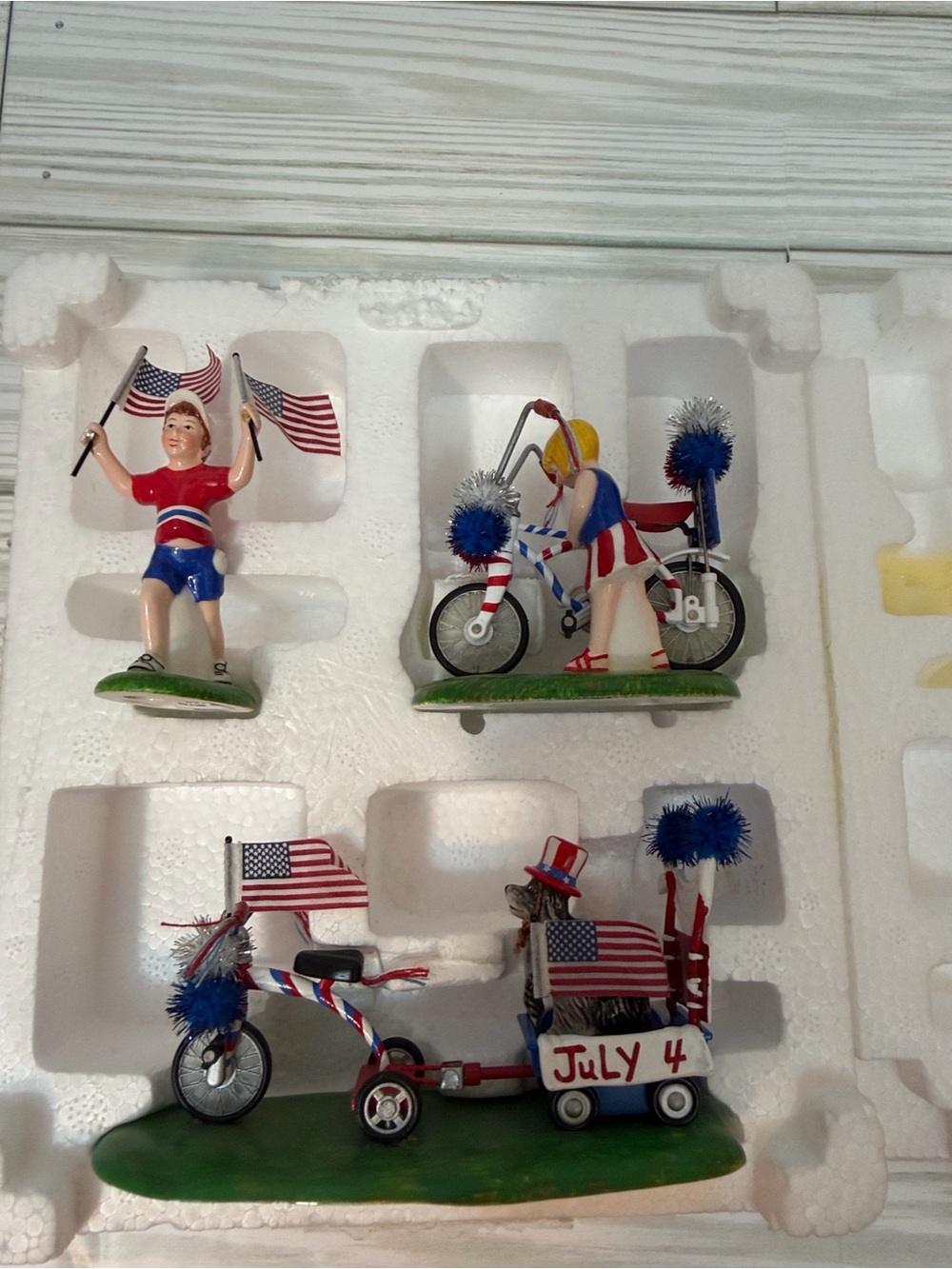 Department 56 July 4th "Kiddie Parade" - Picture 3 of 10